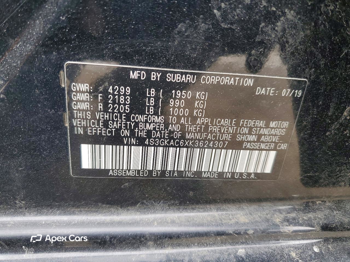 Subaru Impreza 2019