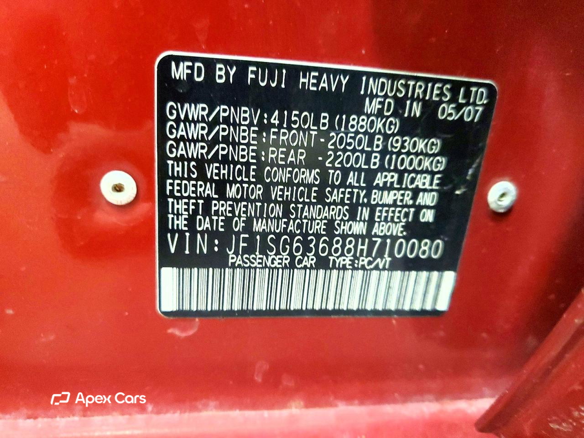Subaru Forester 2008