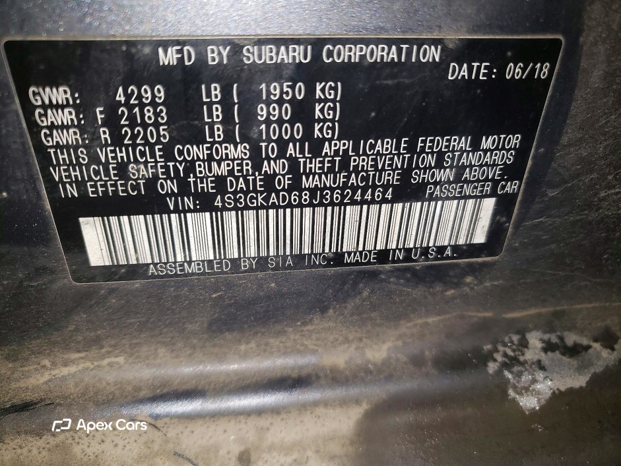 Subaru Impreza 2018