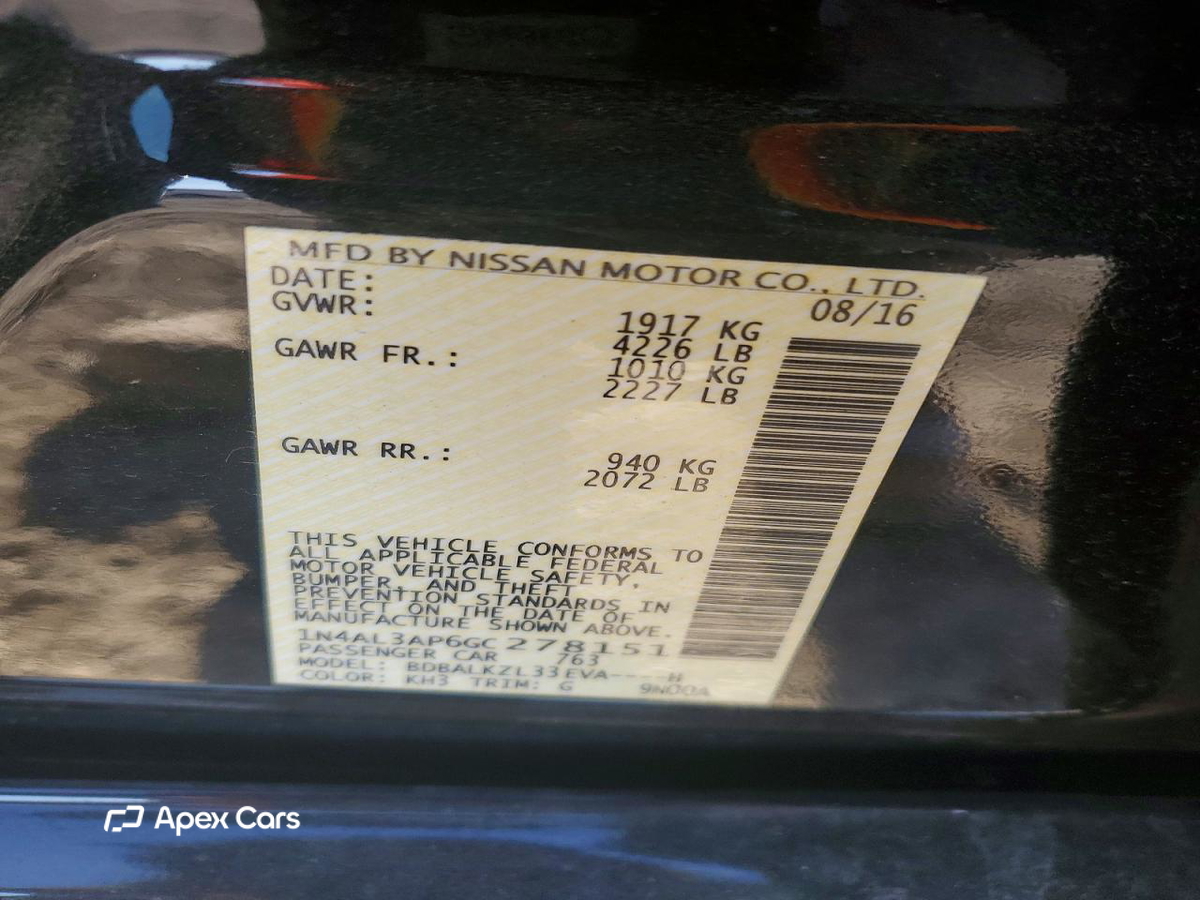 Nissan Altima 2016