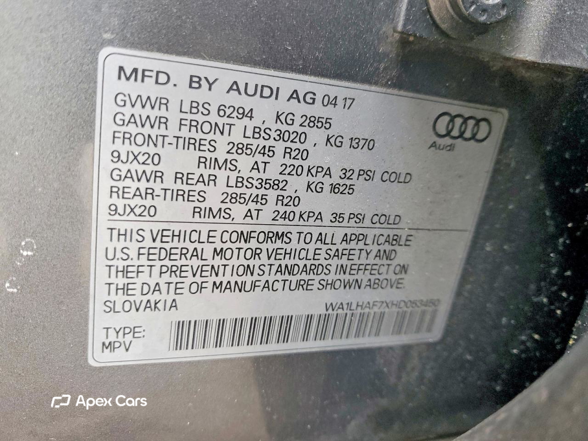 Audi Q7 2017