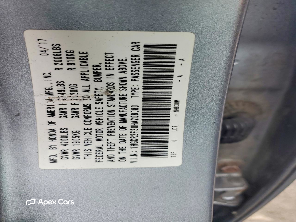 Honda Accord 2017