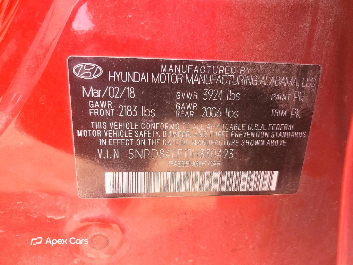 Hyundai Elantra 2018