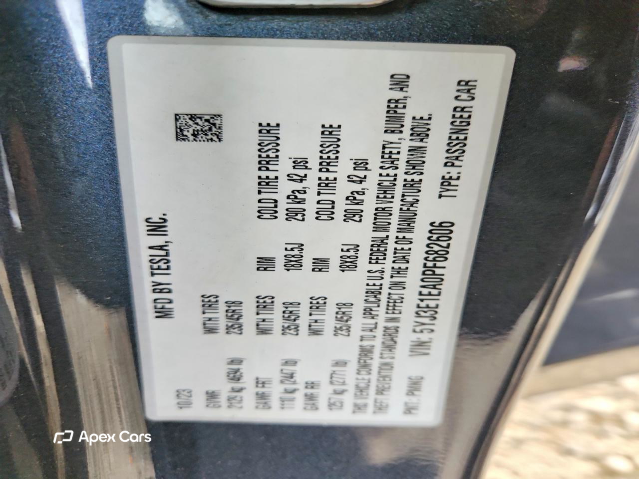 Tesla Model 3 2023