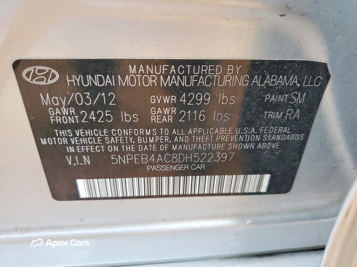 Hyundai Sonata 2013