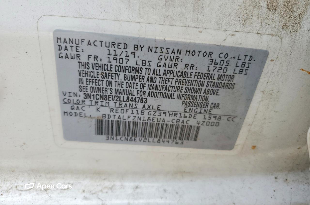 Nissan Versa 2020