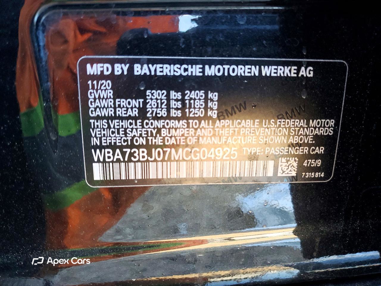 BMW Series 5 2021