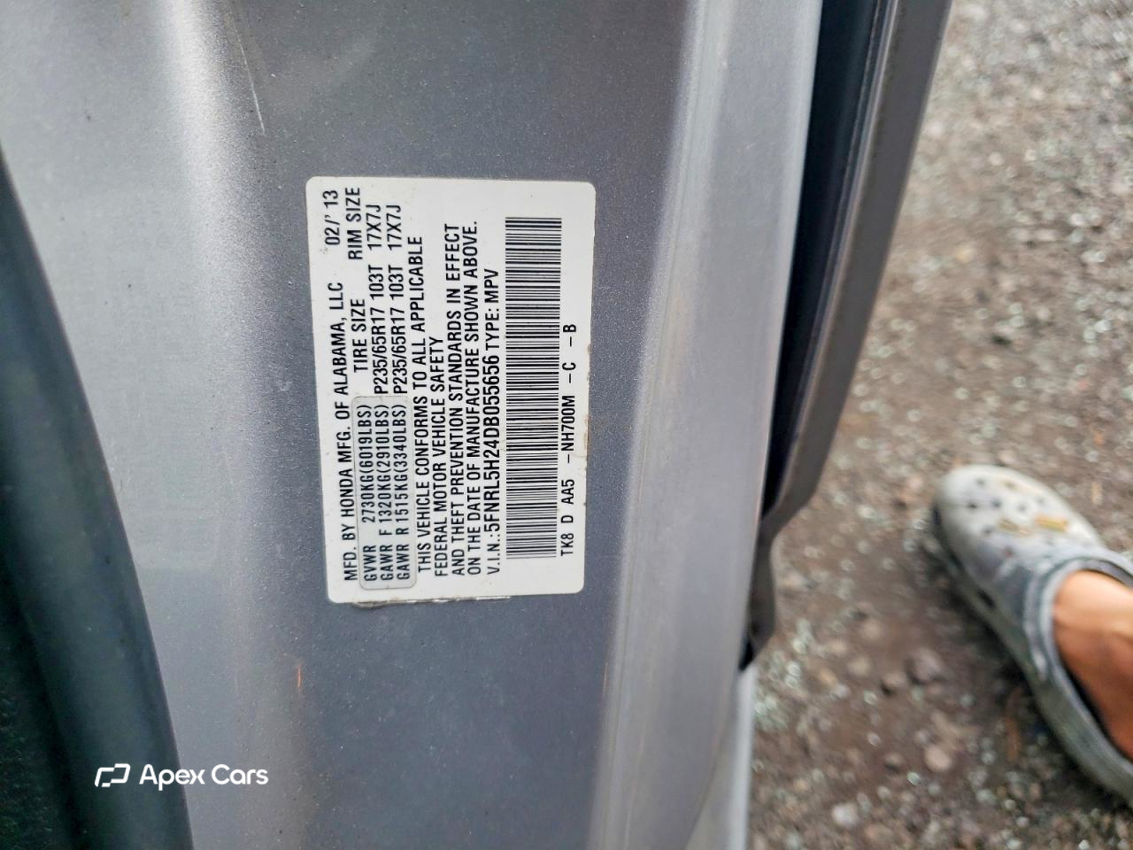 Honda Odyssey 2013