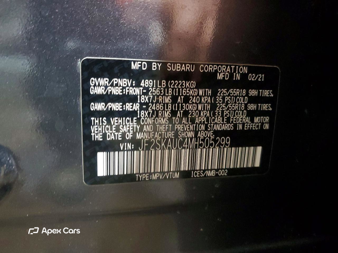 Subaru Forester 2021