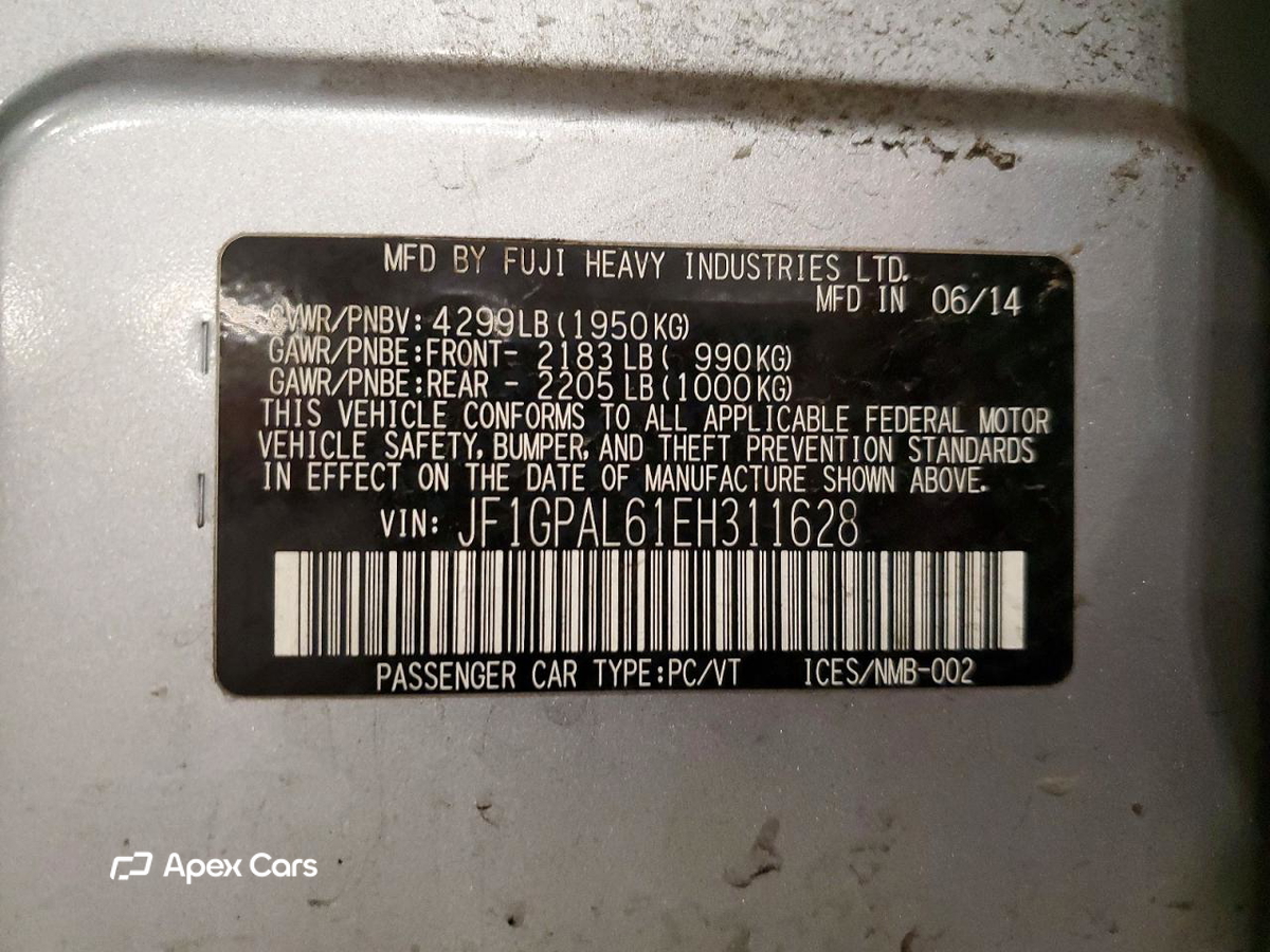 Subaru Impreza 2014
