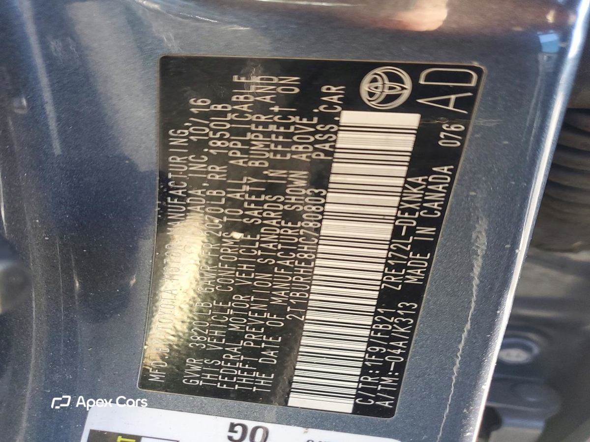 Toyota Corolla 2017