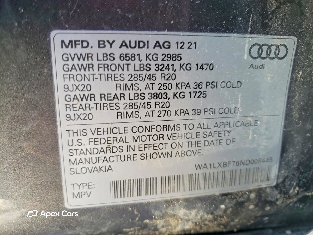 Audi Q7 2022