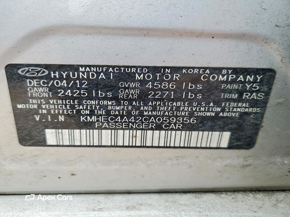 Hyundai Sonata 2012
