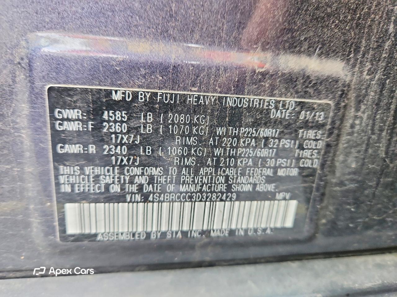 Subaru Outback 2013