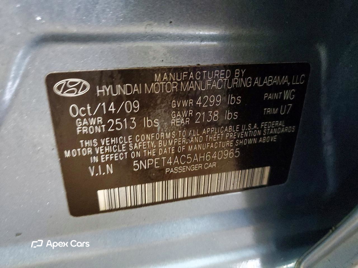 Hyundai Sonata 2010