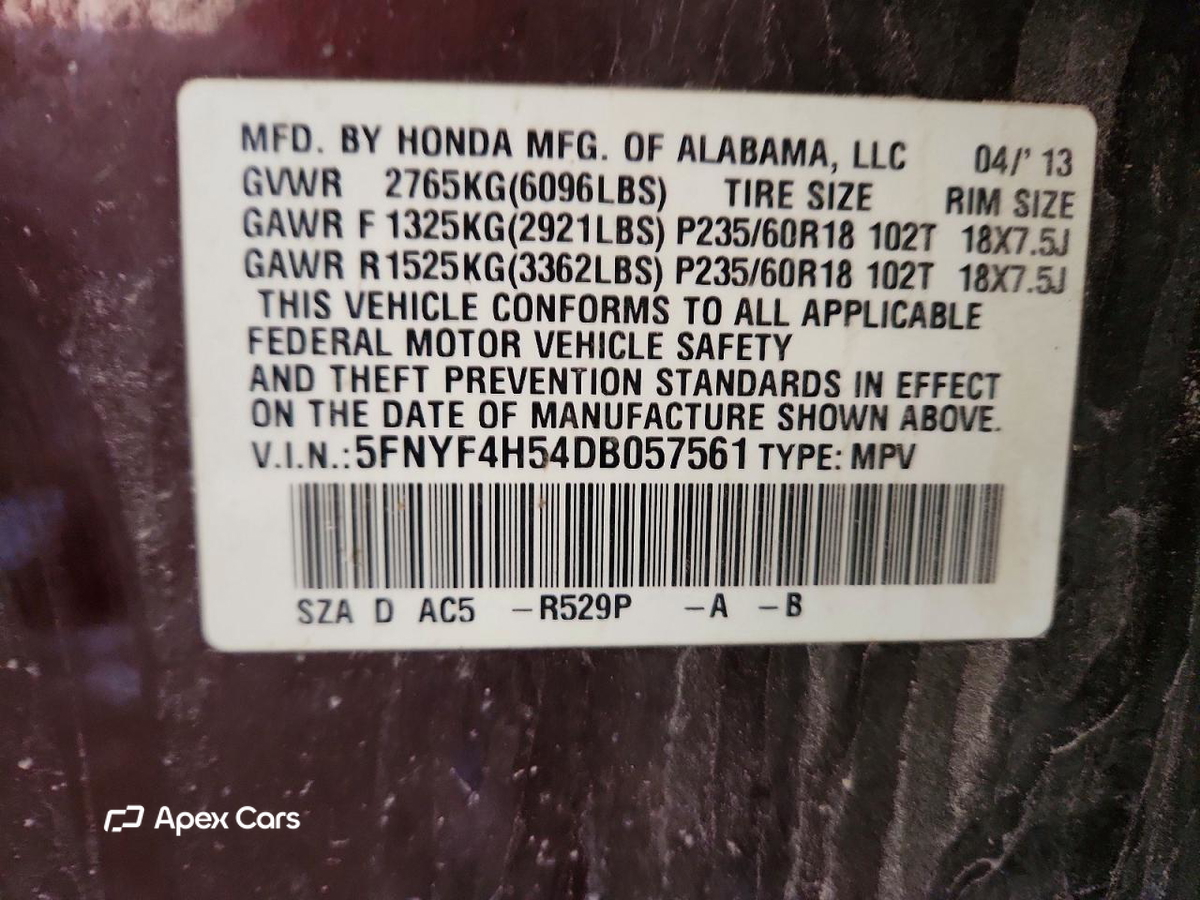 Honda Pilot 2013