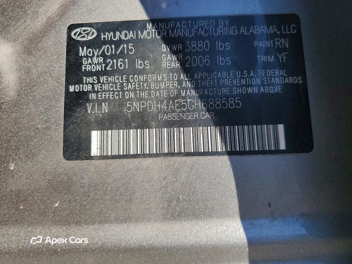Hyundai Elantra 2016