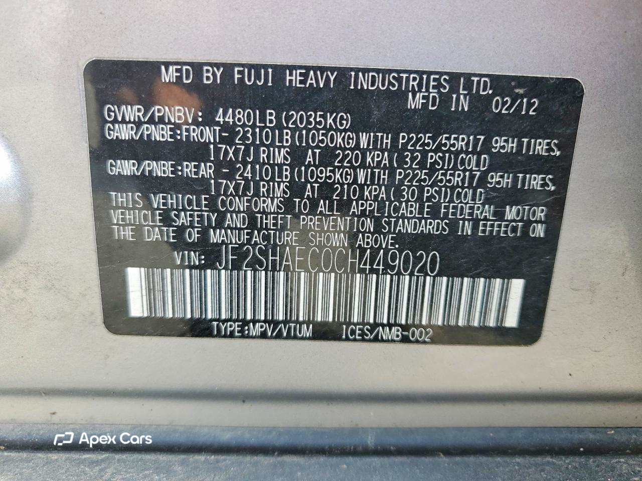 Subaru Forester 2012