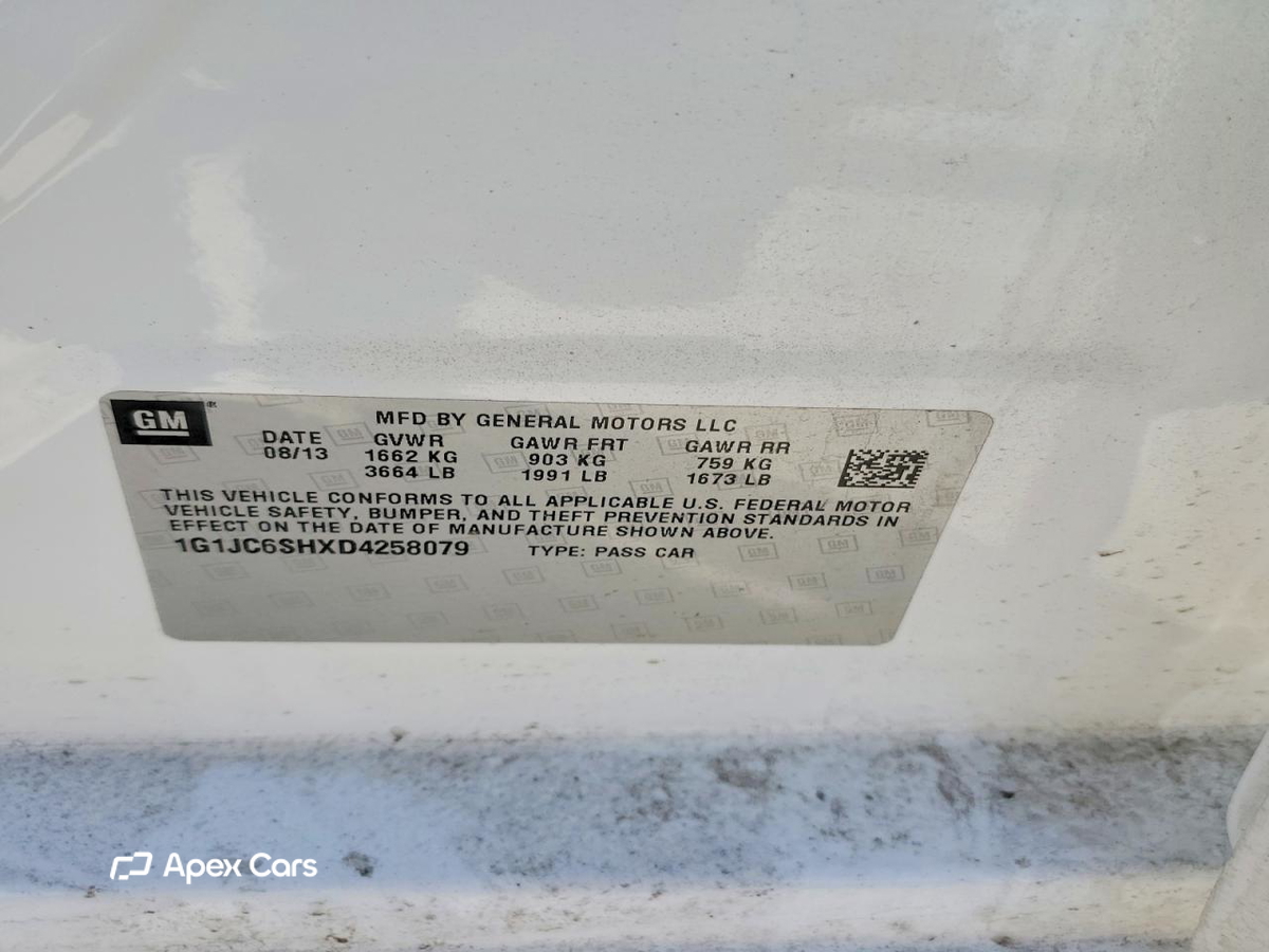Chevrolet Sonic 2013