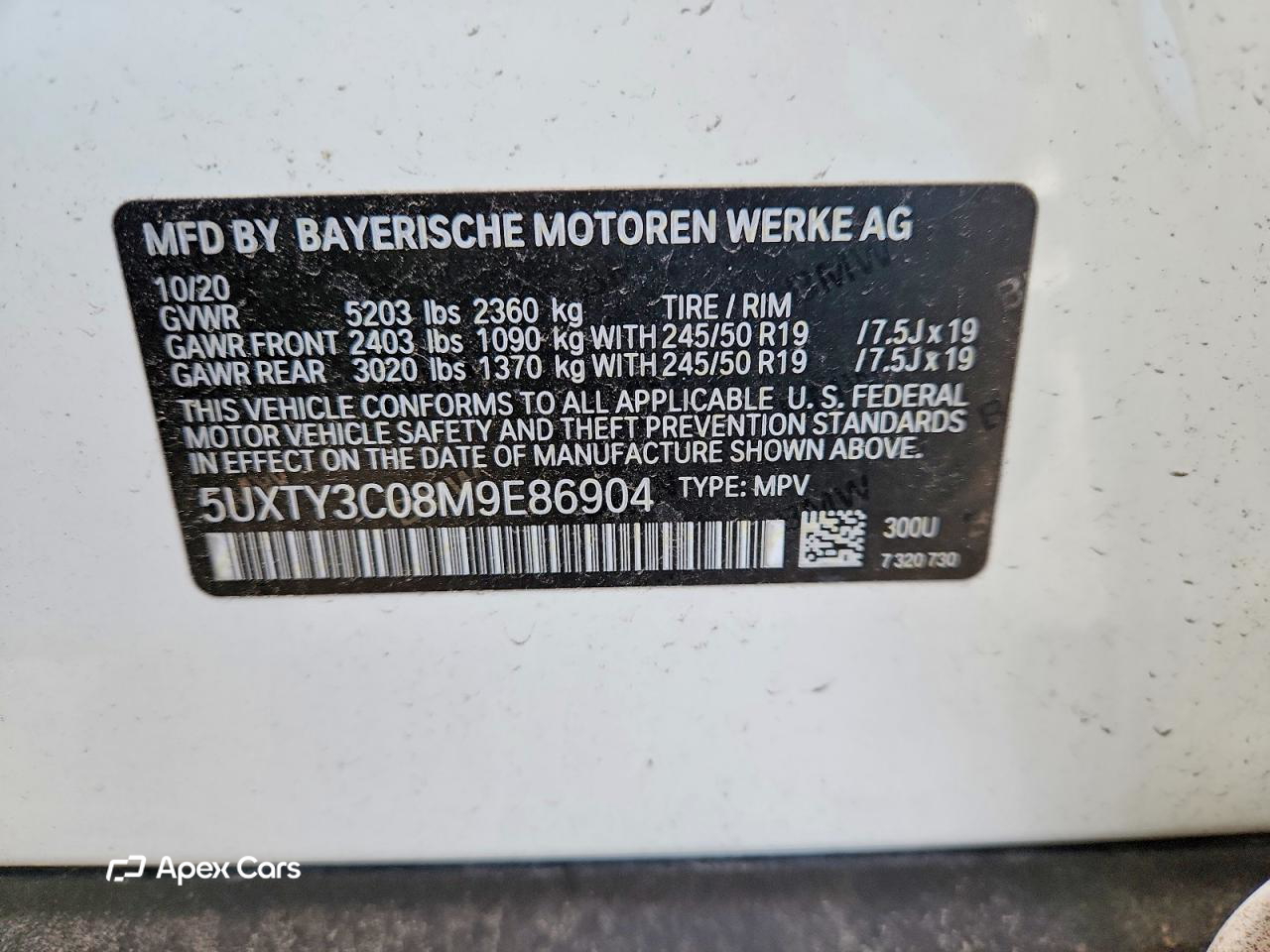 BMW X3 2021