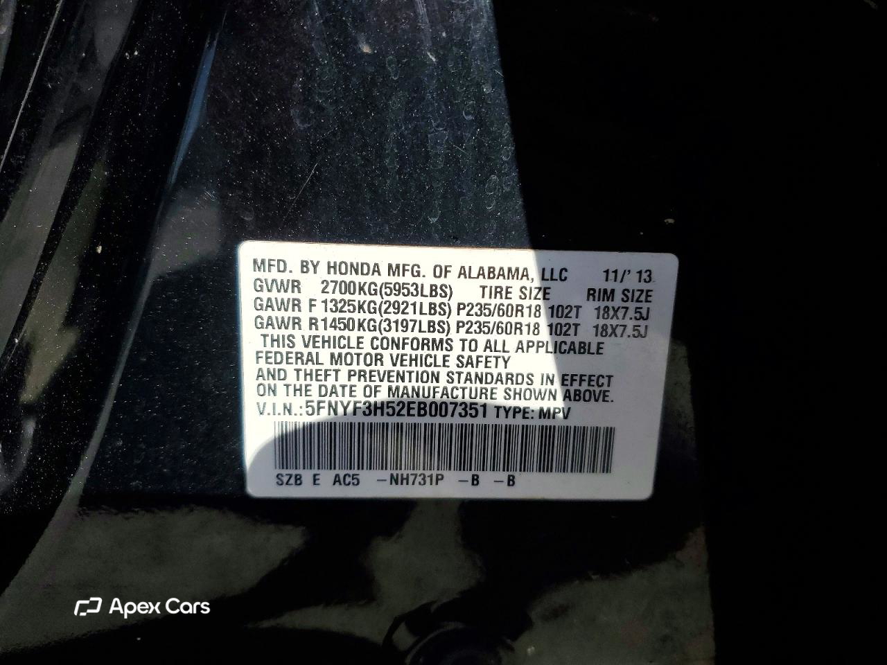Honda Pilot 2014