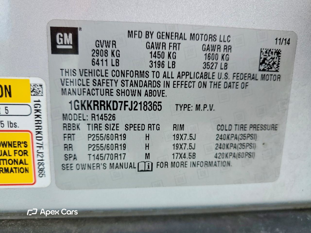 GMC Acadia 2015