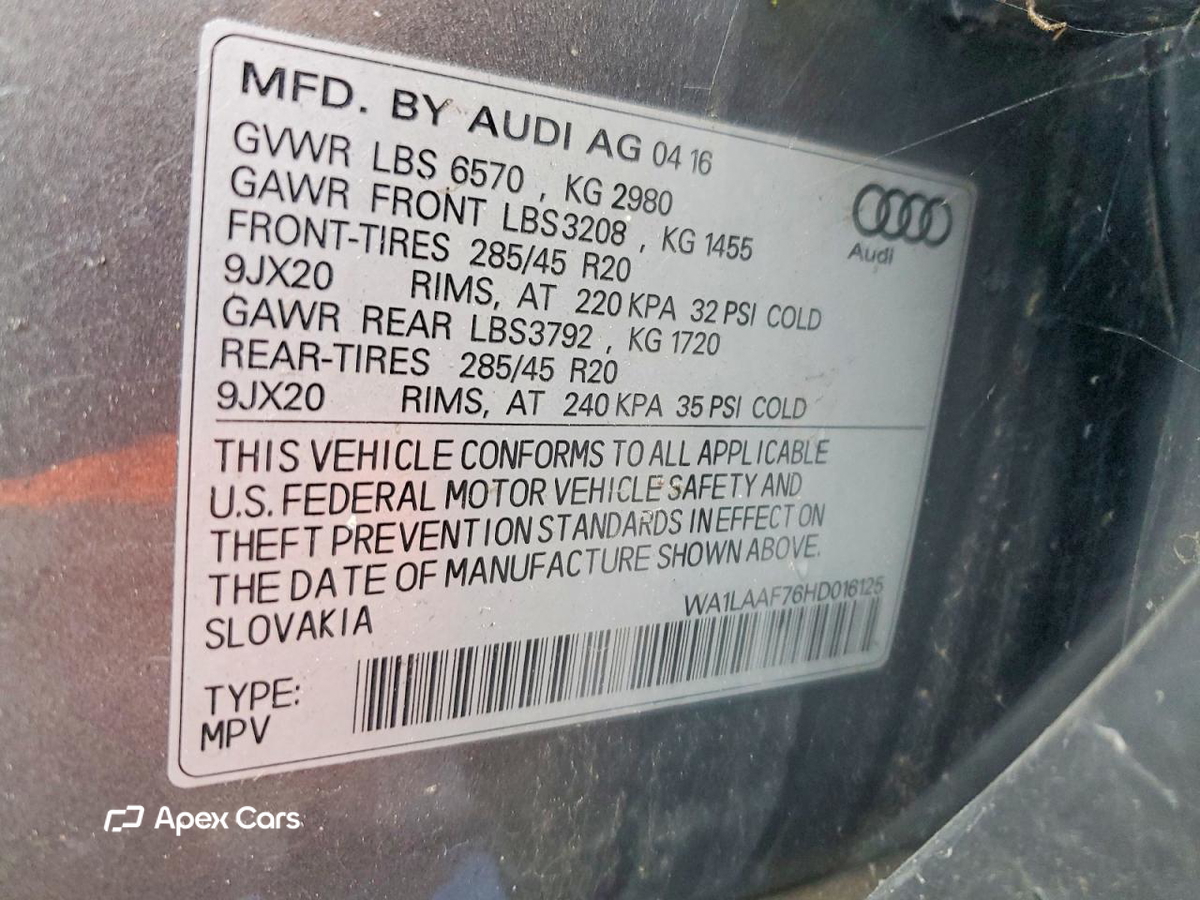 Audi Q7 2017
