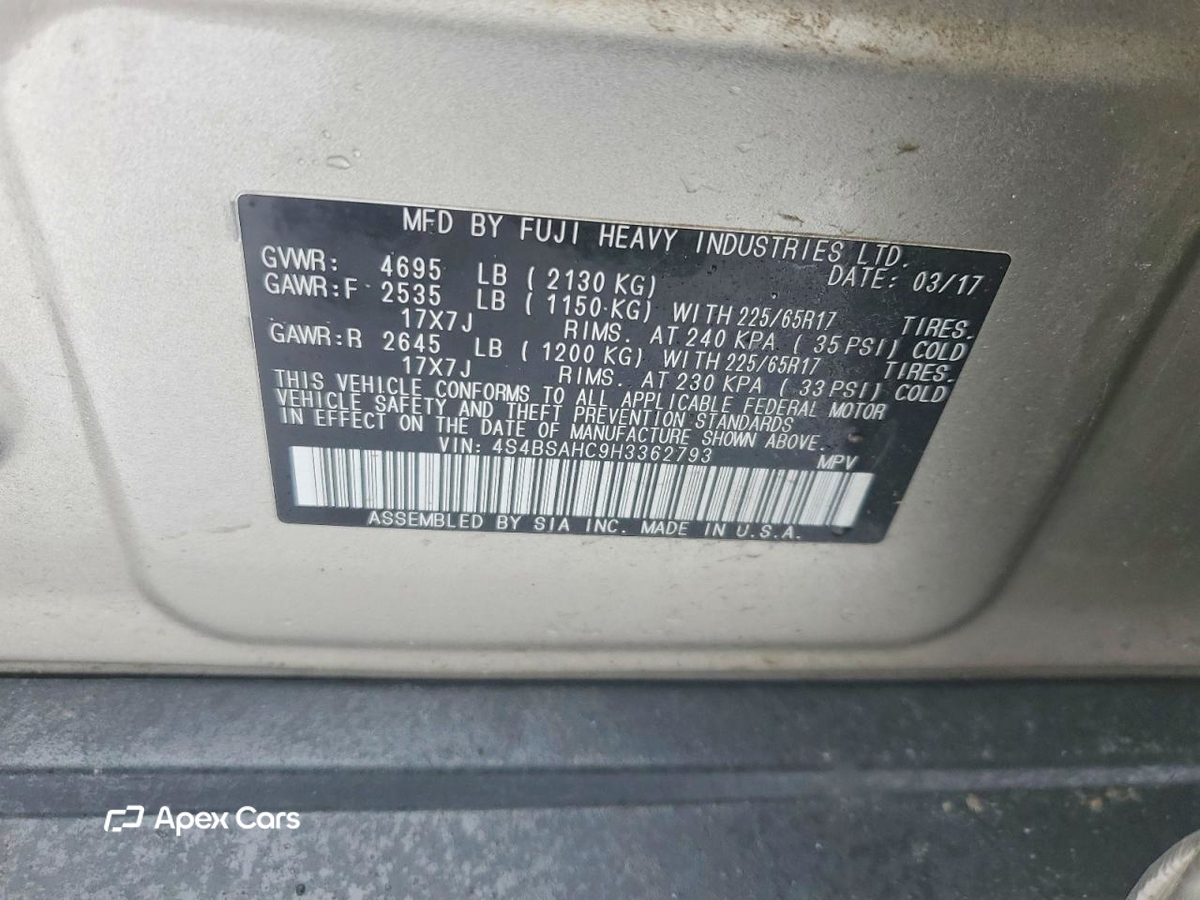 Subaru Outback 2017