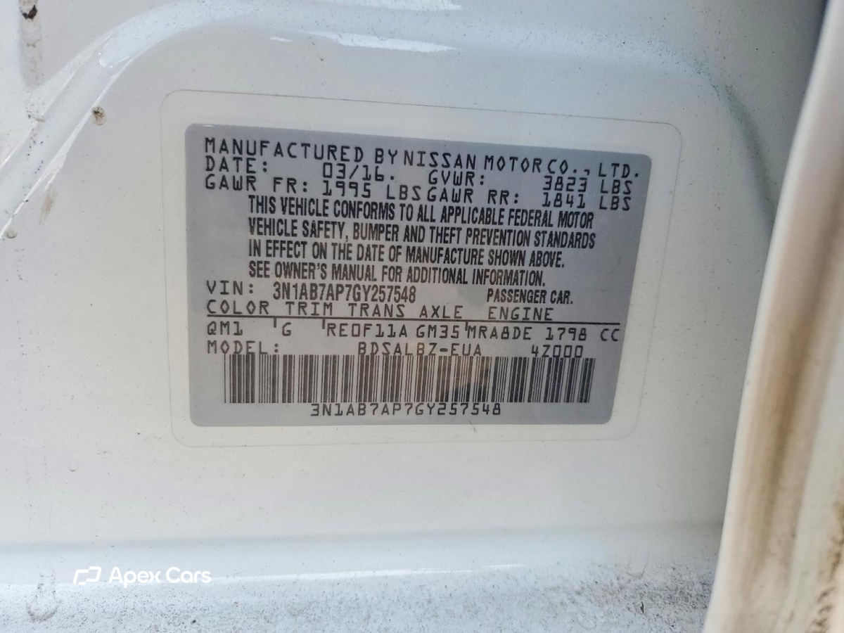 Nissan Sentra 2016