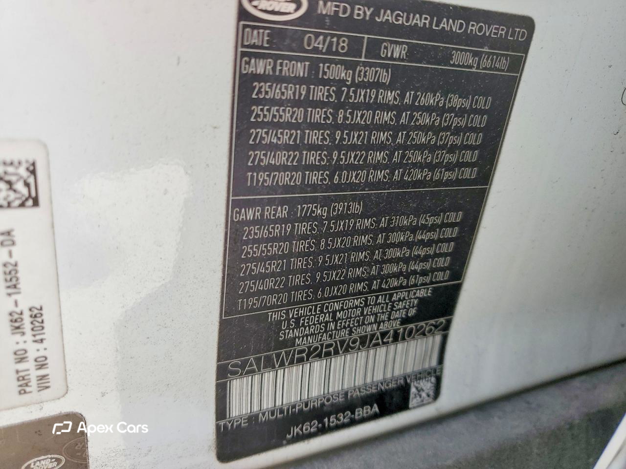 Land Rover Range Rover 2018