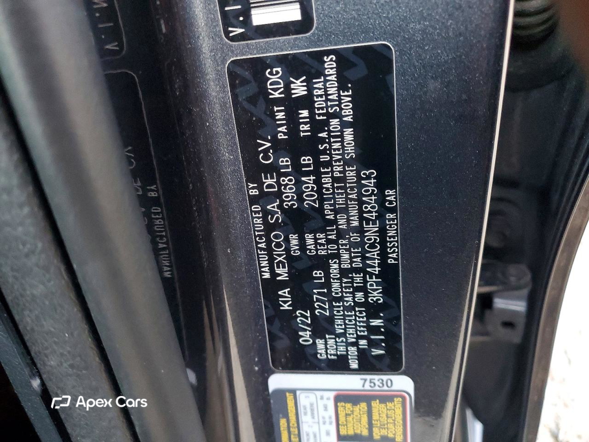 Kia Forte 2022