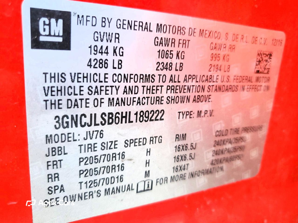 Chevrolet Trax 2017