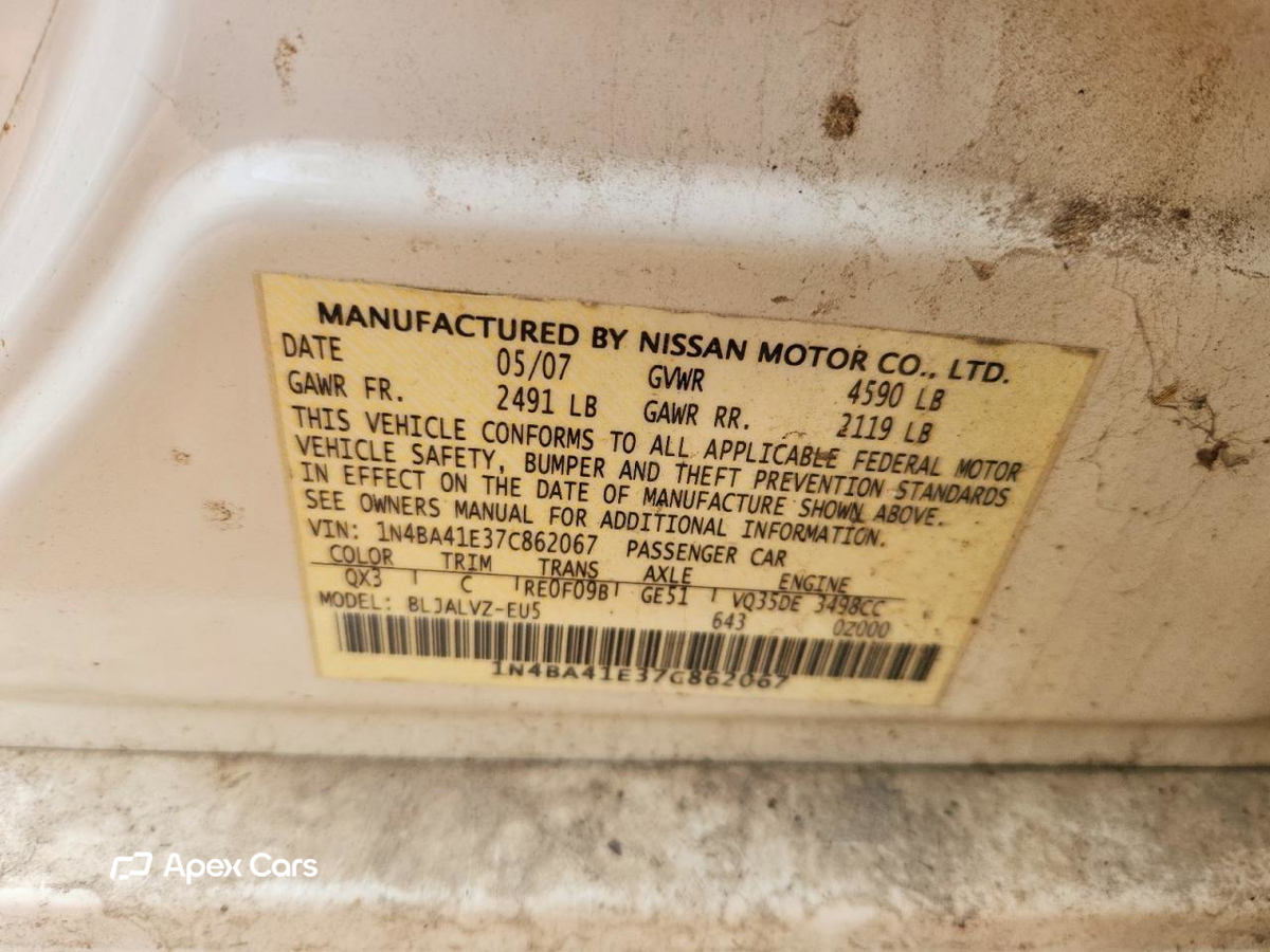 Nissan Maxima 2007