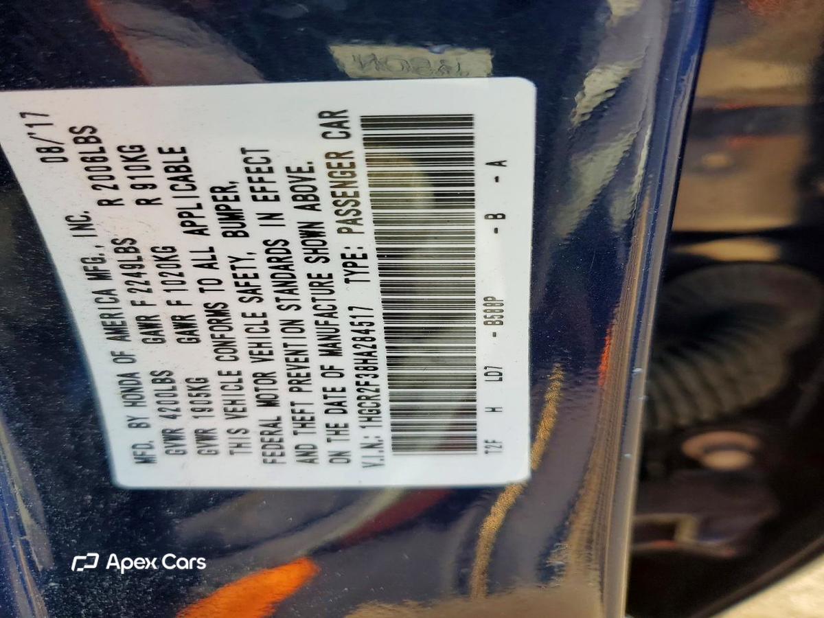 Honda Accord 2017
