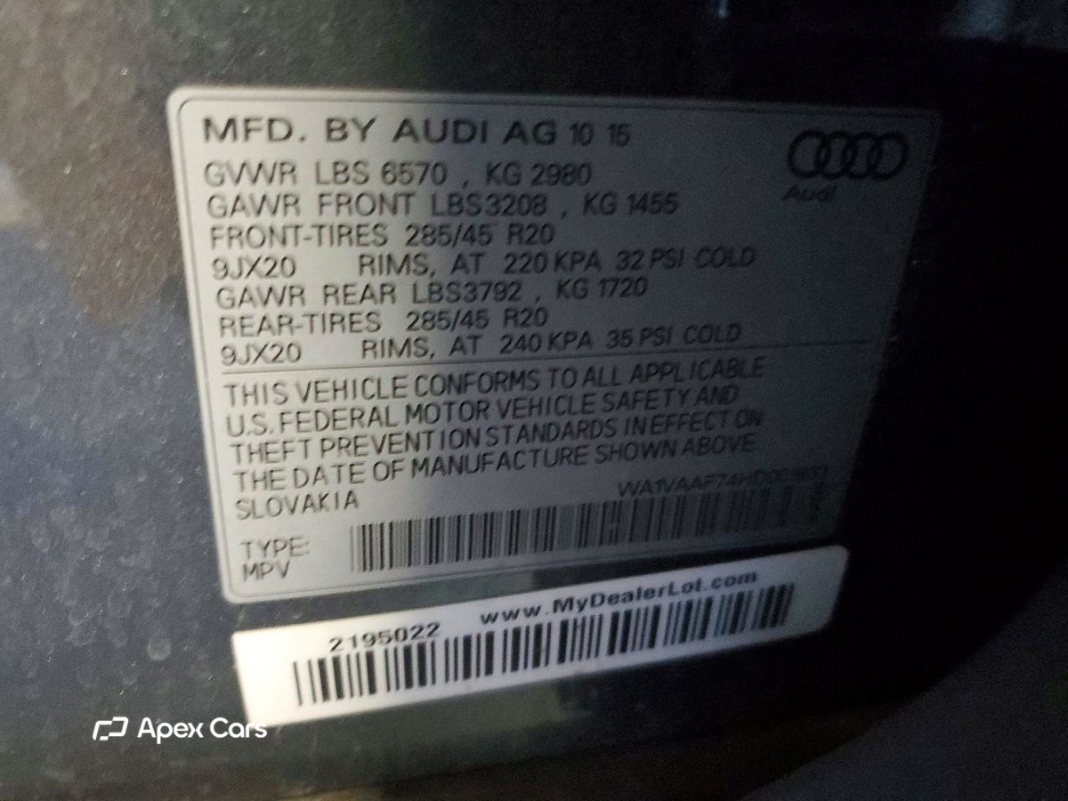 Audi Q7 2017