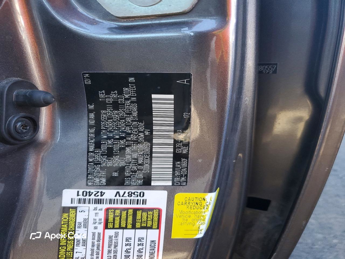 Toyota Sienna 2014