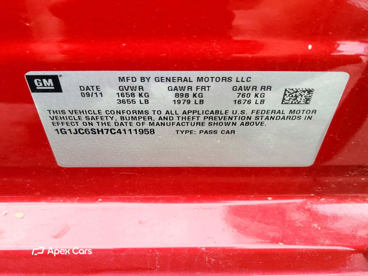Chevrolet Sonic 2012