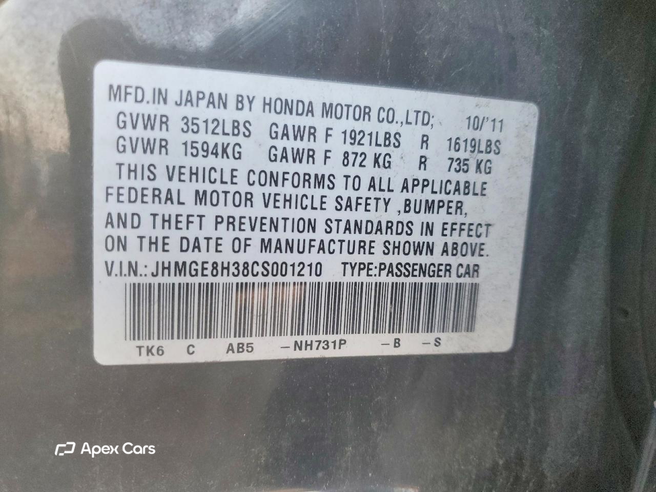 Honda Fit 2012