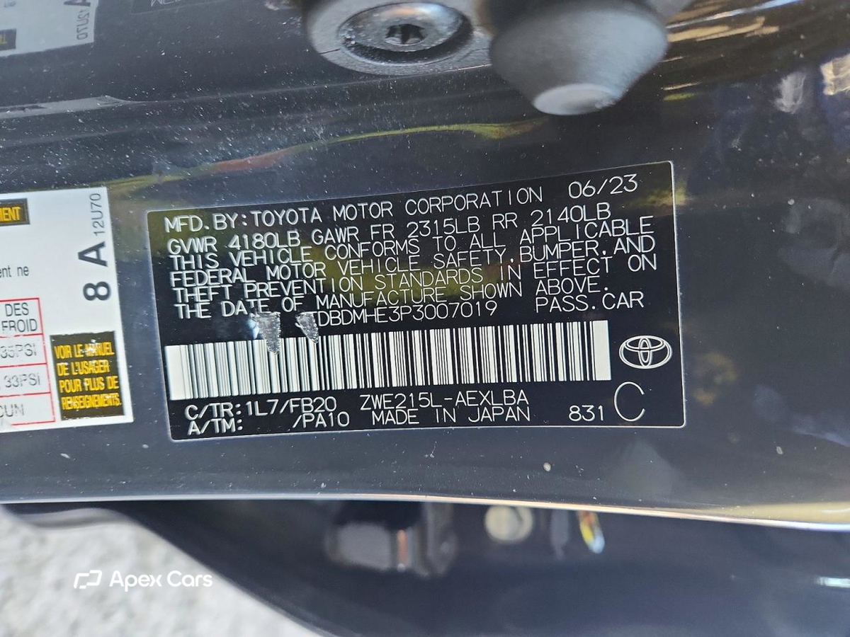 Toyota Corolla 2023