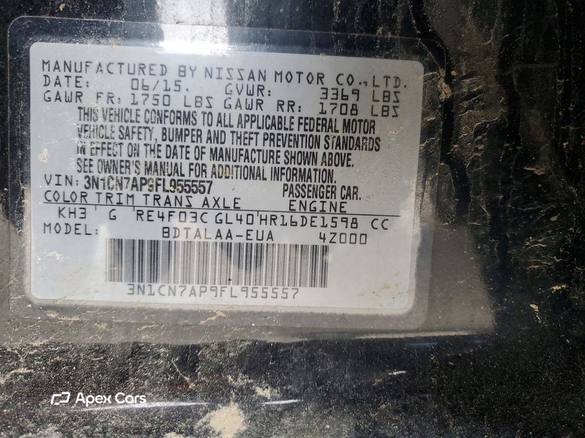 Nissan Versa 2015