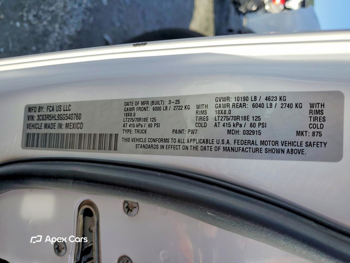 RAM 2500 2025