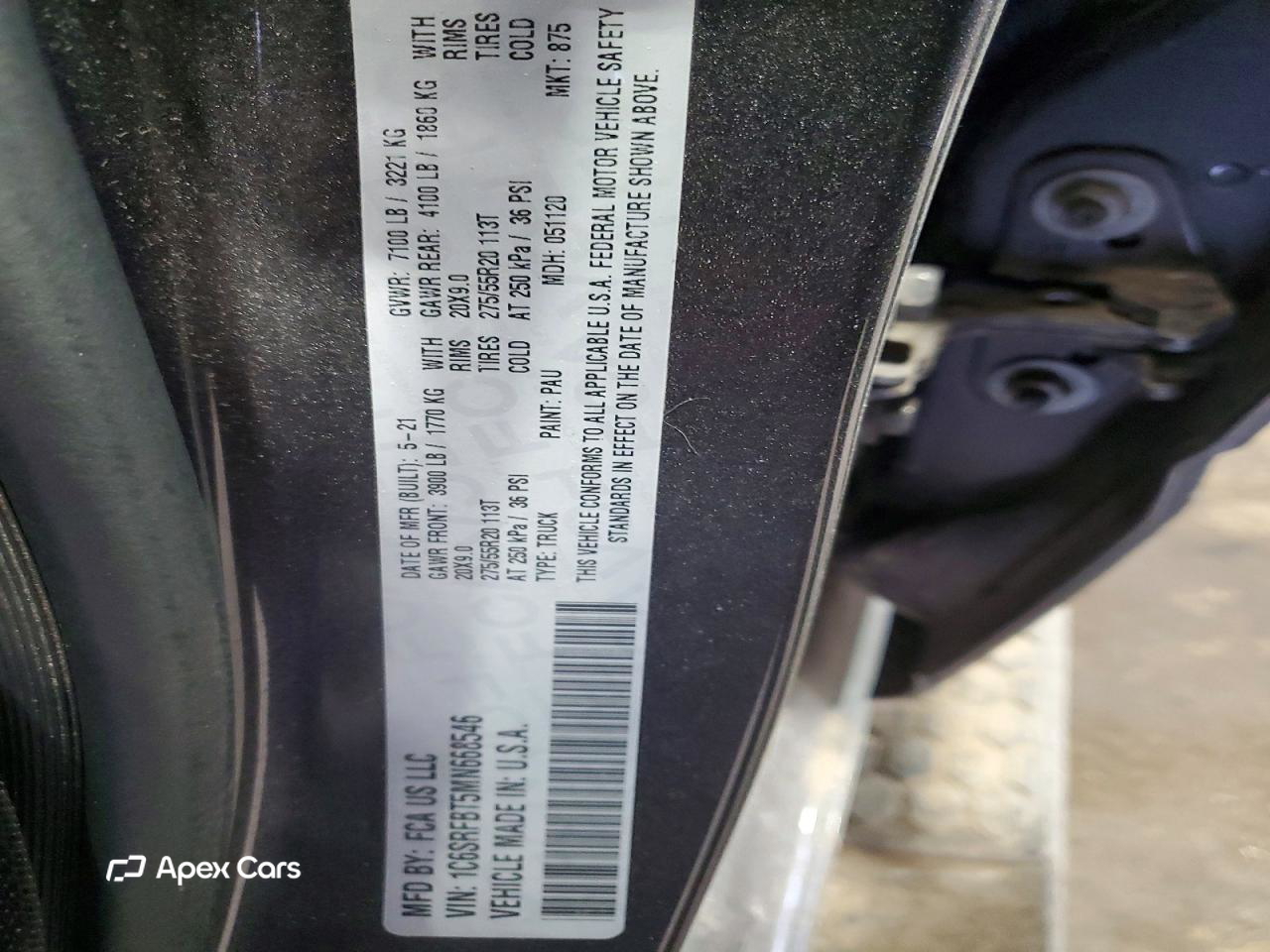 RAM 1500 2021