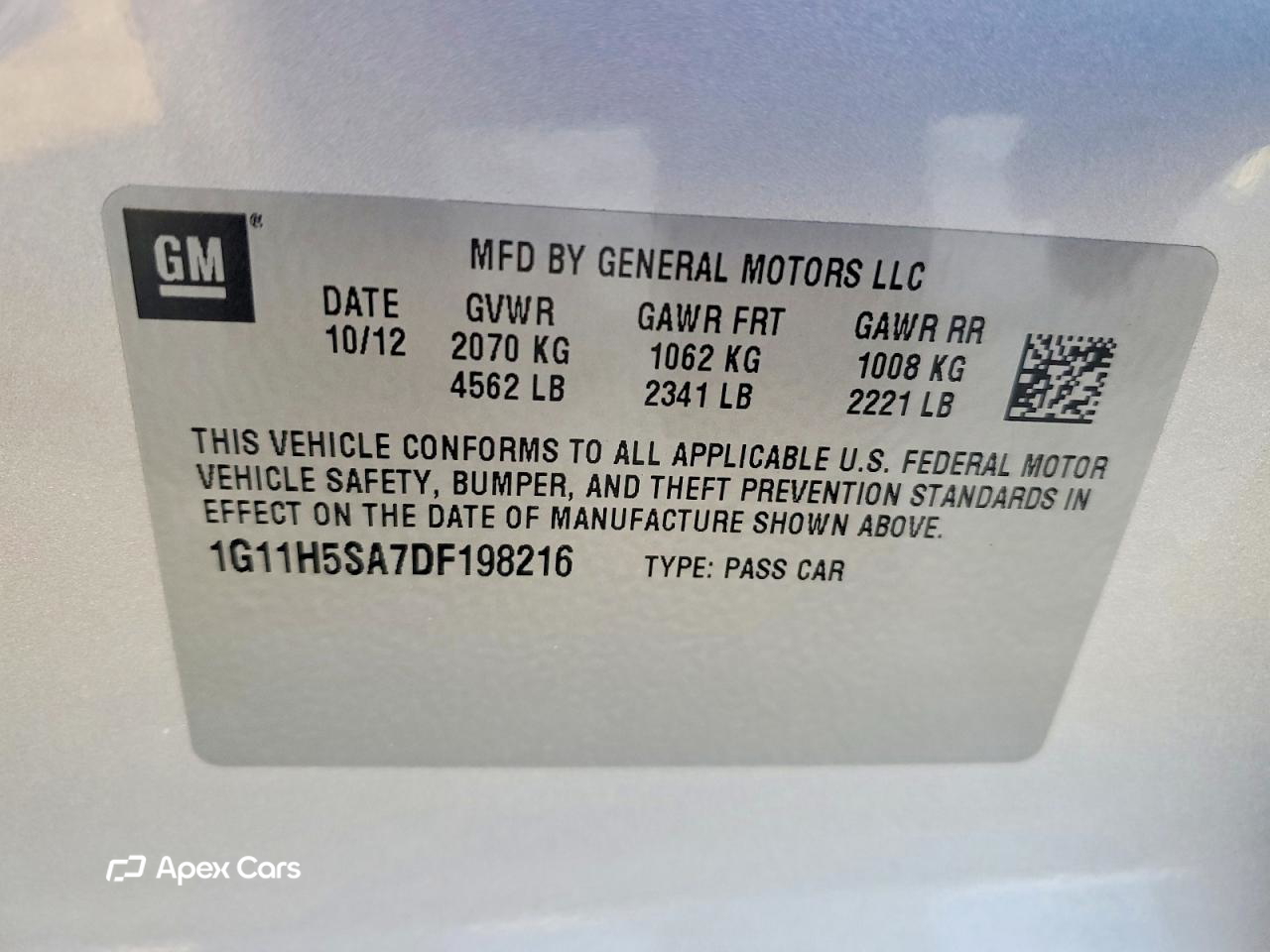 Chevrolet Malibu 2013