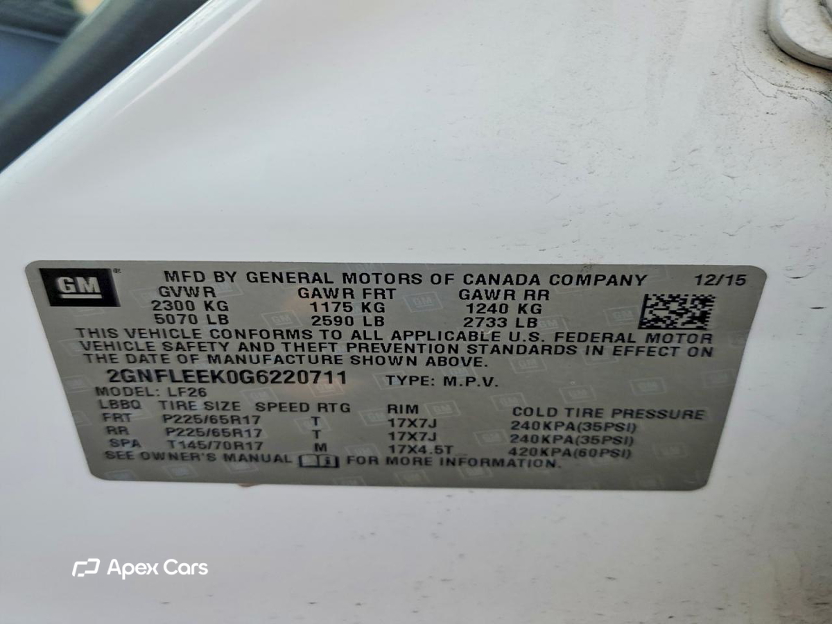 Chevrolet Equinox 2016