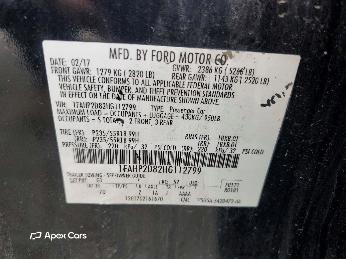 Ford Taurus 2017