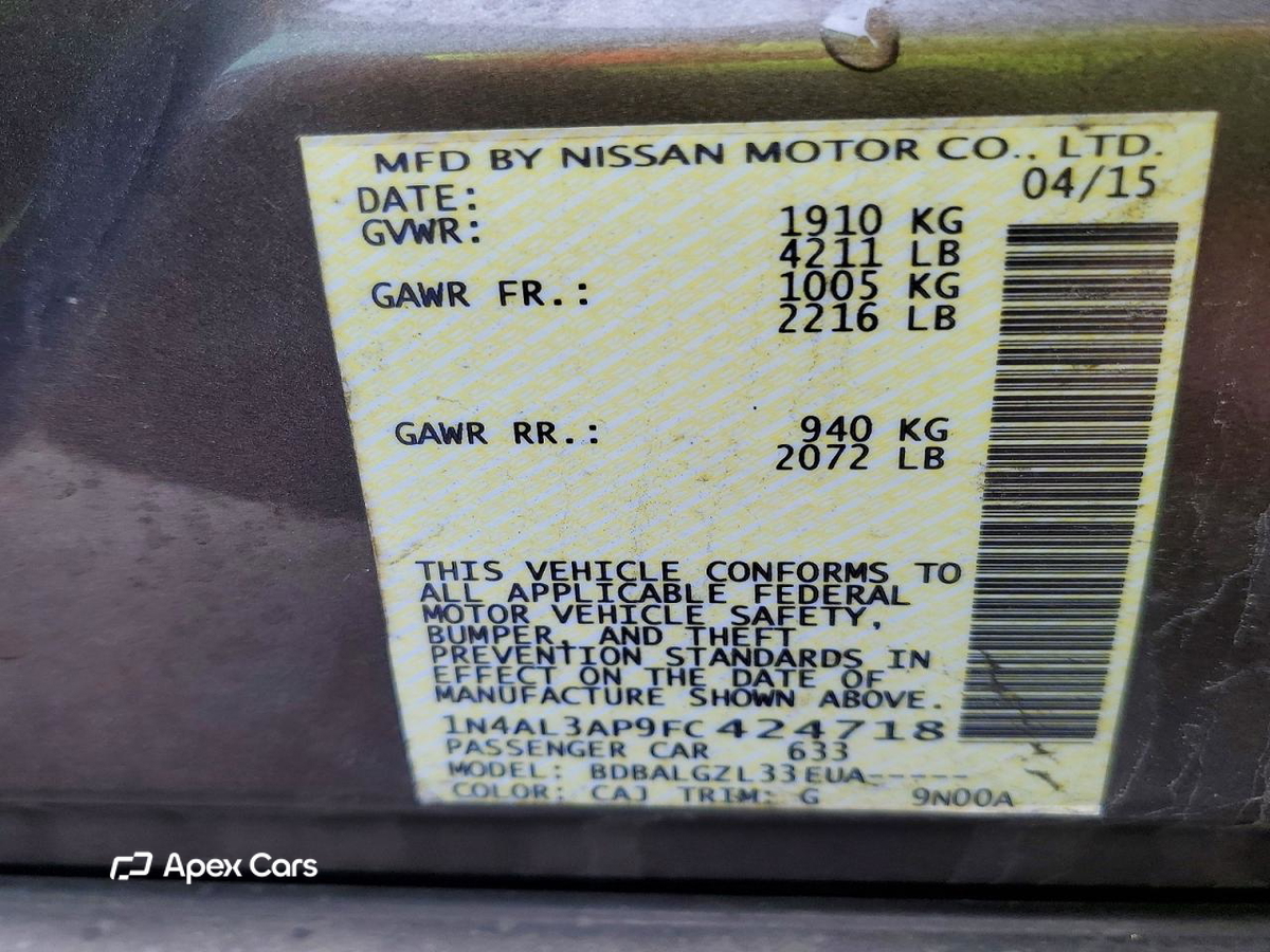 Nissan Altima 2015