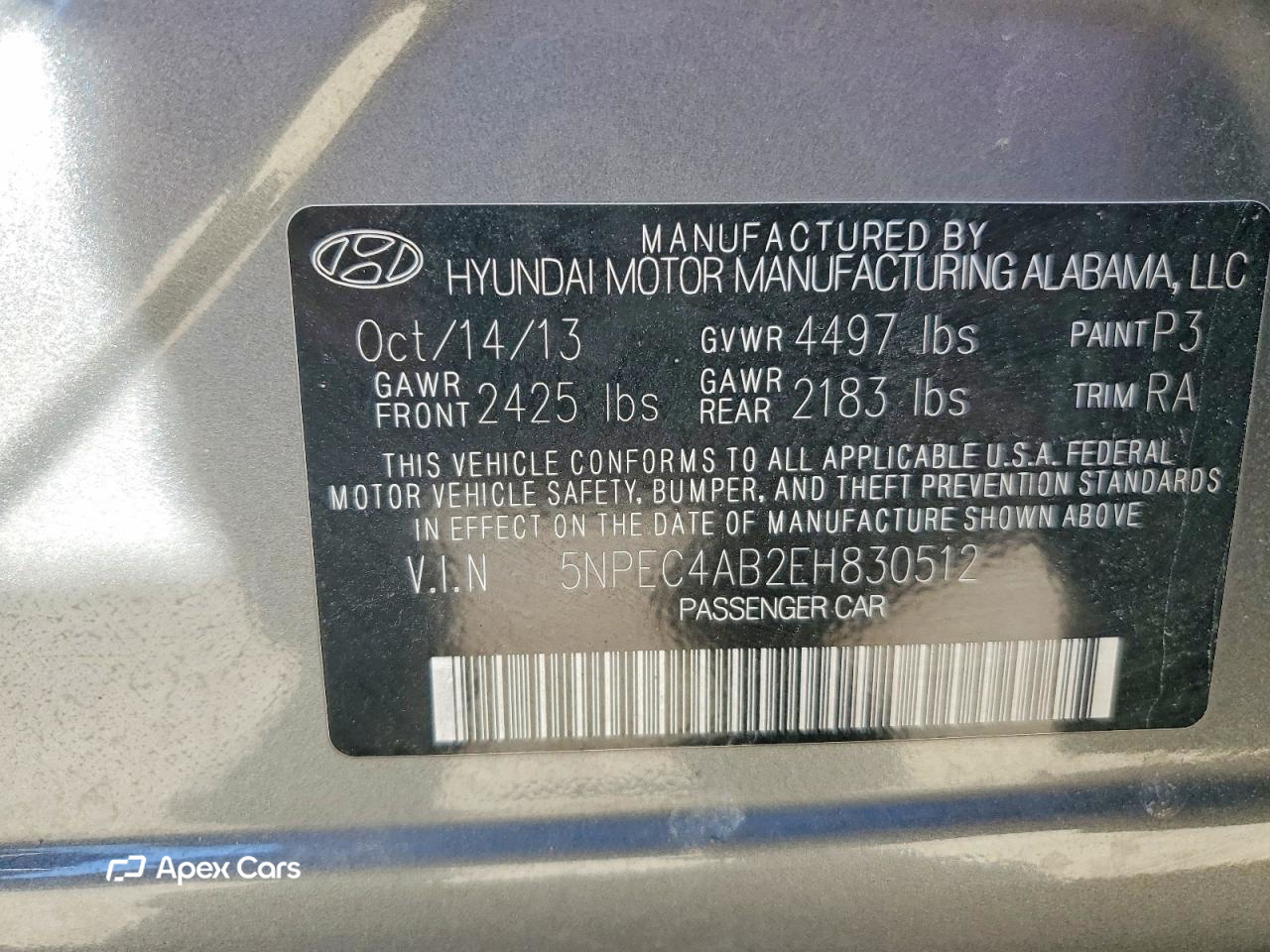 Hyundai Sonata 2014