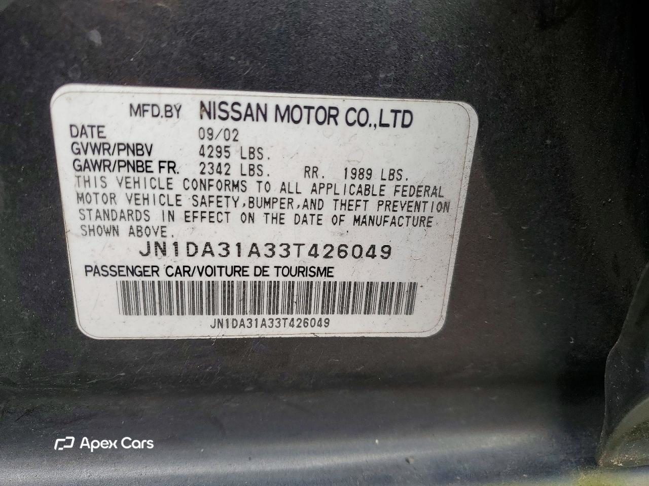 Nissan Maxima 2003