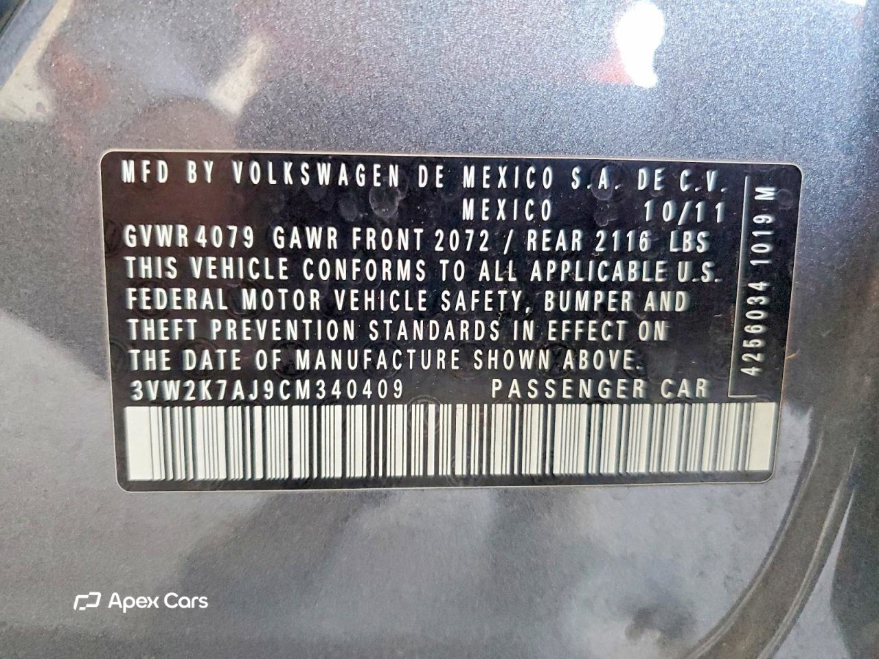 Volkswagen Jetta 2012
