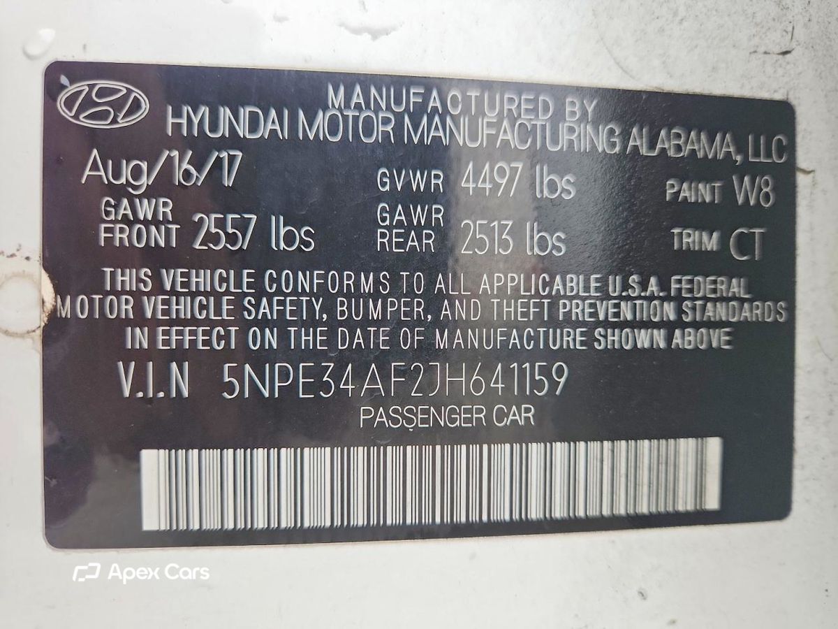 Hyundai Sonata 2018